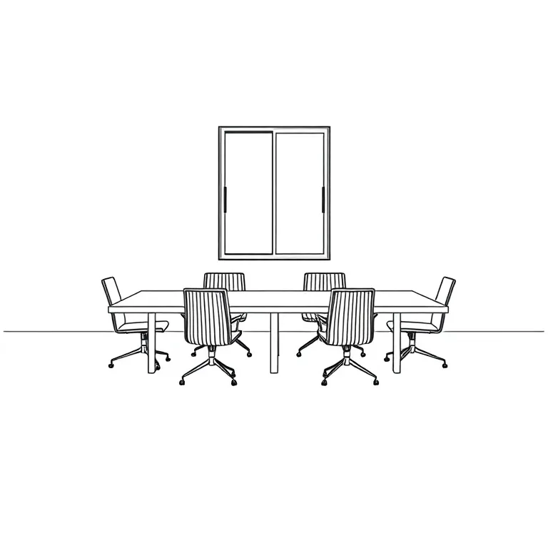 The meeting room at the firm