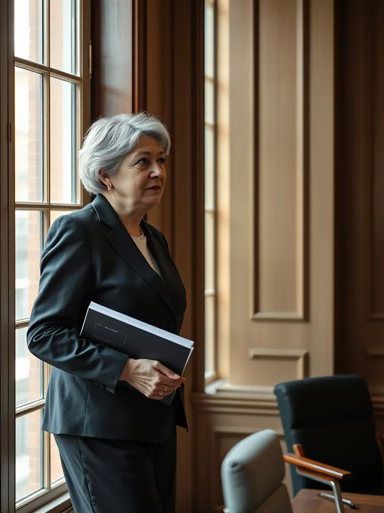 A portrait of Margaret Ashcombe, Senior partner