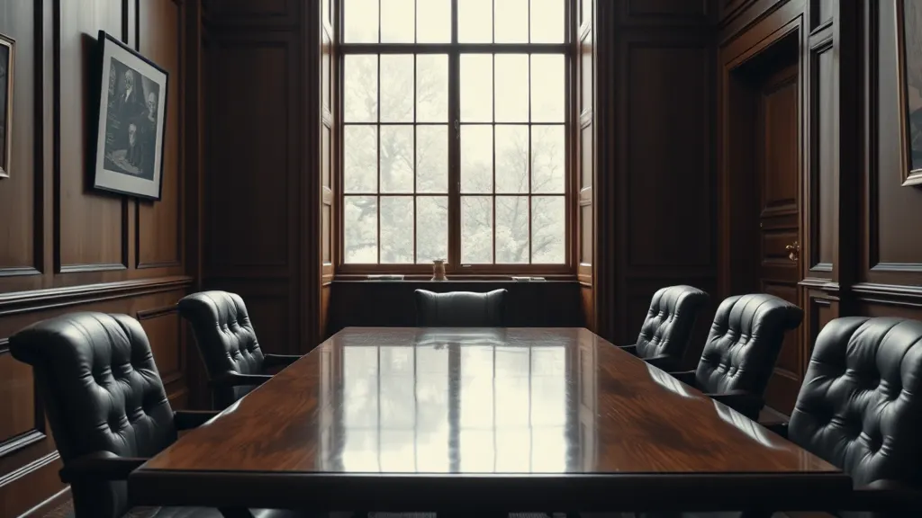 The meeting room at the firm